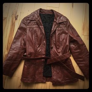 Vintage leather jacket